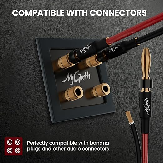 Mygatti 16/2 Gauge Speaker Wire 35FT, 16 AWG 2 Conductors OFC Pure Copper - Image 5