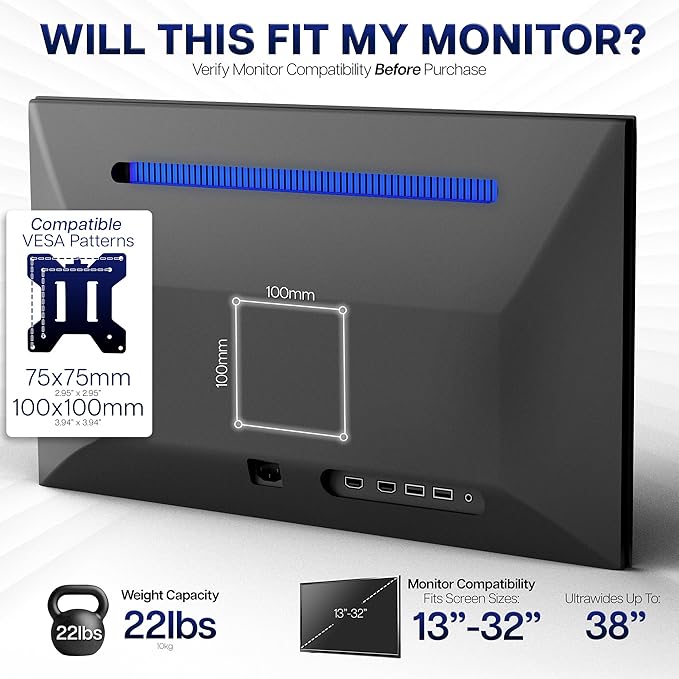 VIVO Extra Tall Single Monitor Desk Mount Stand - Image 5