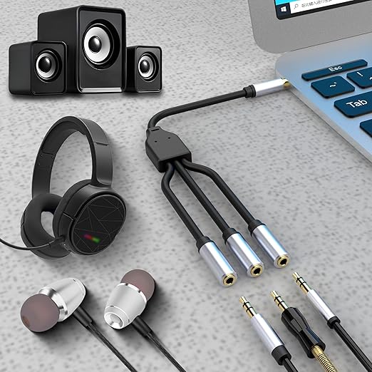 sovunis 3.5mm Stereo Audio Splitter Cable - Image 2