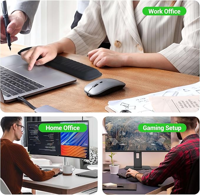 MEKASS Keyboard Wrist Rest, Soft Memory Foam Wrist Support - Image 8