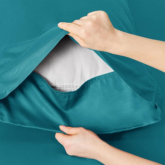 Bedsure Cooling Sheets Twin XL, Rayon Derived from Bamboo, Breathable & Soft - Image 5