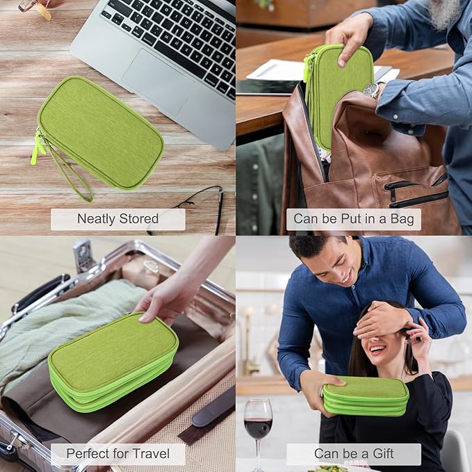 FYY Travel Cable Organizer Pouch Electronic Accessories Carry Case Portable - Image 7