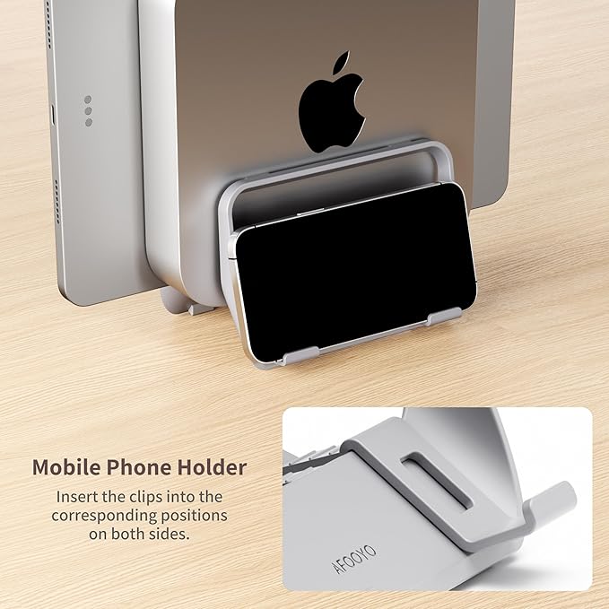 AFOOYO Mac Mini Stand, ABS Vertical Holder - Image 4