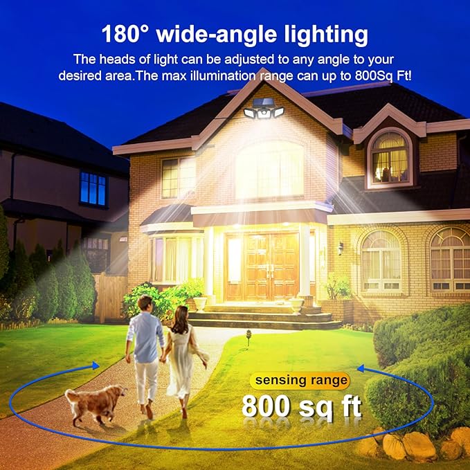 AVJONE Solar Lights Outdoor, 3000LM Super Bright Motion Sensor Outdoor Lights - Image 7