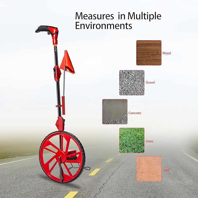 XIJIXI Distance Measuring Wheel in feet, Measure Wheel, Collapsible Rolling - Image 5