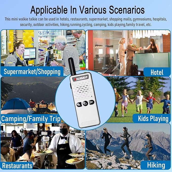 ELIDAIP T-M2 Super Mini Walkie Talkies - Image 9
