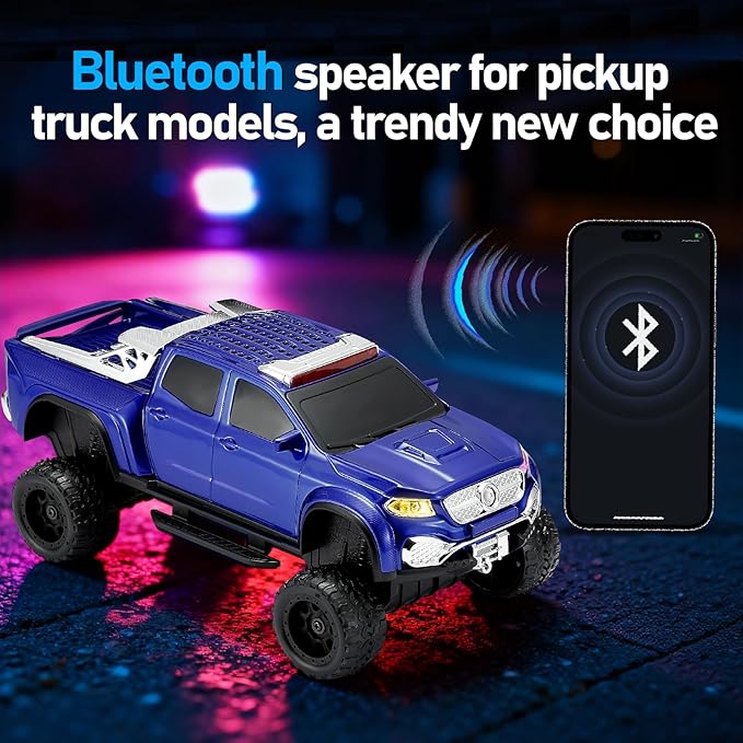 WSTER WS-X65 Pickup Truck Replica Bluetooth Speaker – HD Sound, FM Radio - Image 4
