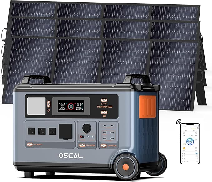 Oscal PowerMax 6000 Portable Power Station by Unknown