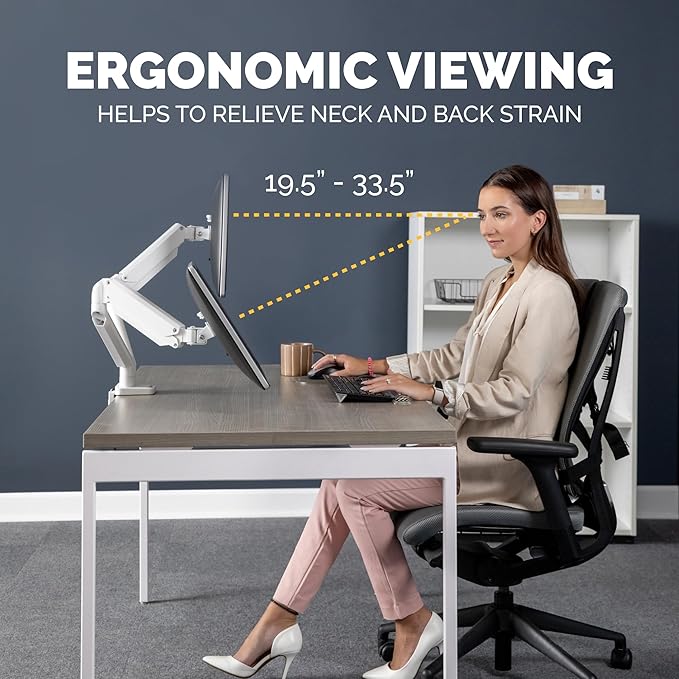 Fellowes Platinum Series Dual Monitor Arm - Image 8