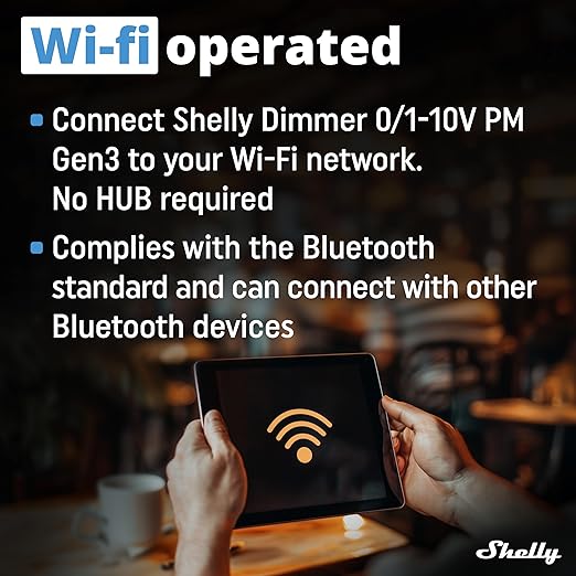 Shelly Dimmer 0/1-10V PM Gen3 | WiFi Smart Dimming - Image 6