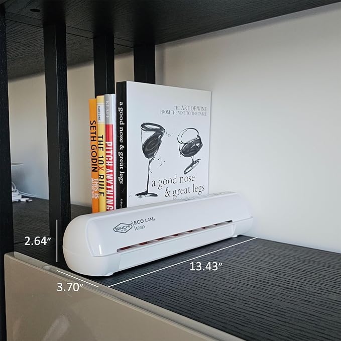 SINCHI 9-Inch Thermal Laminator, 3–5 Mil, 3-Min Warm-Up, Compact Lamination - Image 6