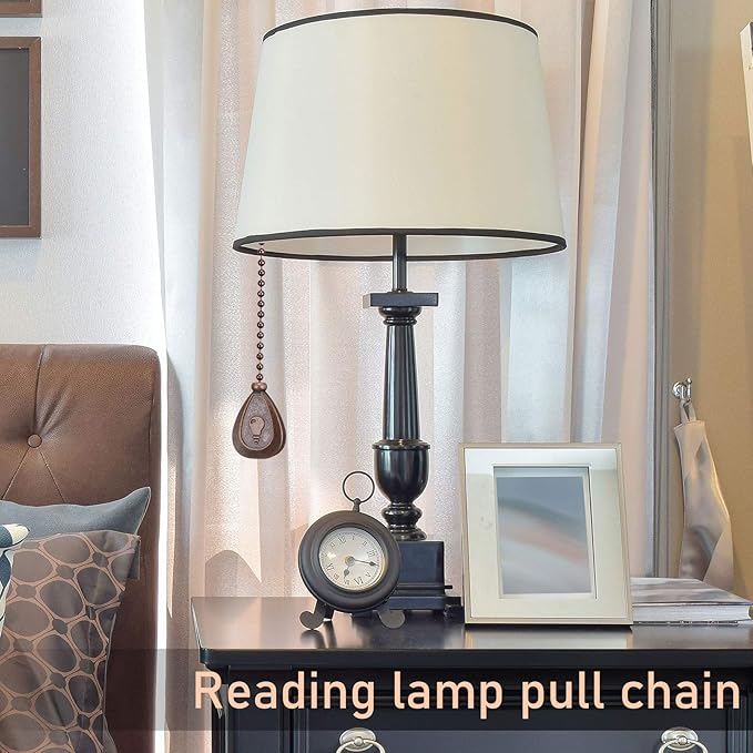 Patelai 4 Pieces Ceiling Fan Pull Chain Extender Ornament 12 Inch Ceiling Pull - Image 4