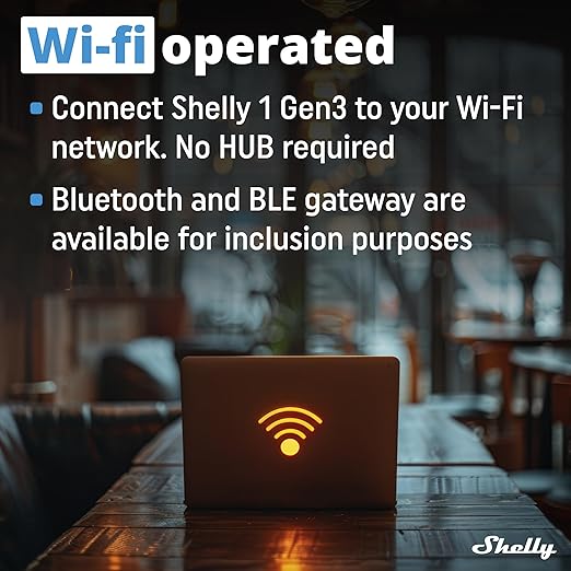 Shelly 1 Gen3, WiFi Smart Relay Switch - Image 3
