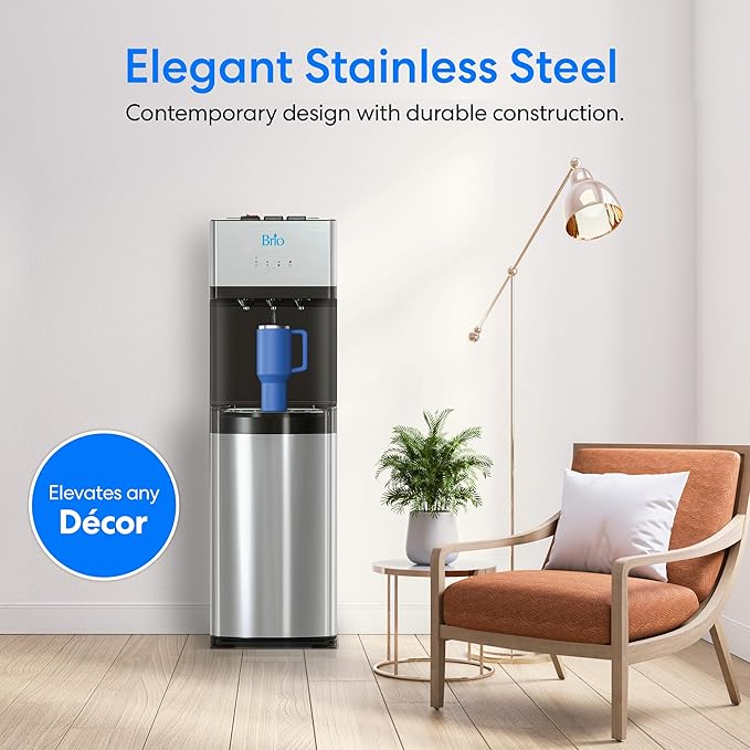 Brio Self Cleaning Bottom Loading Water Cooler Water Dispenser – Limited Edition - Image 5
