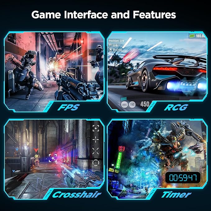 KOORUI 24 inch Curved Gaming Monitor 180Hz FHD 1080P Computer Monitor, 1ms - Image 6