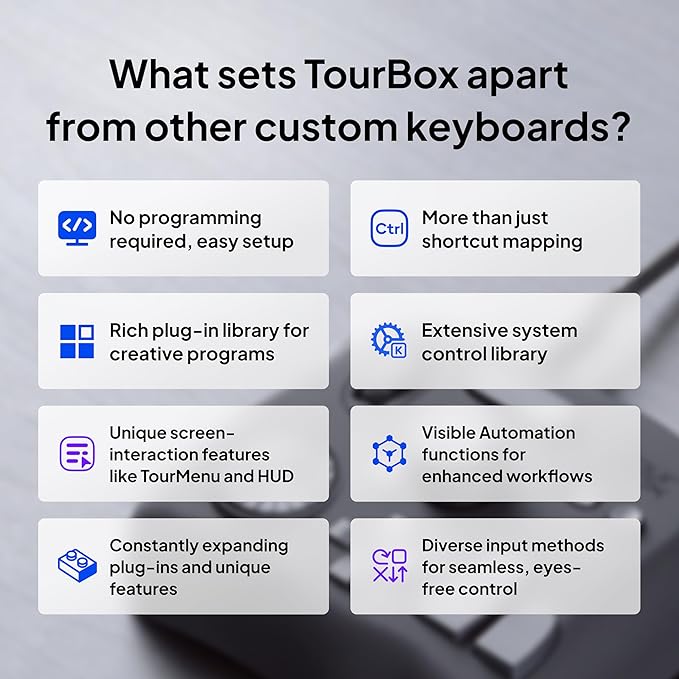 TourBox NEO - Customizable Editing Controller, Photo Color Grading Illustration - Image 4
