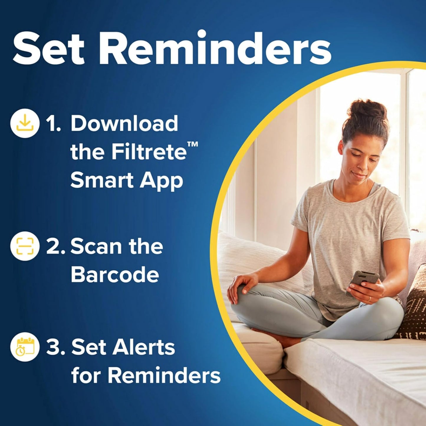 Filtrete 16x21x1 AC Furnace Air Filter, MERV 11, MPR 1000, Micro Allergen Defense, 3-Month Pleated 1-Inch Electrostatic Air Cleaning Filter, 2 Pack