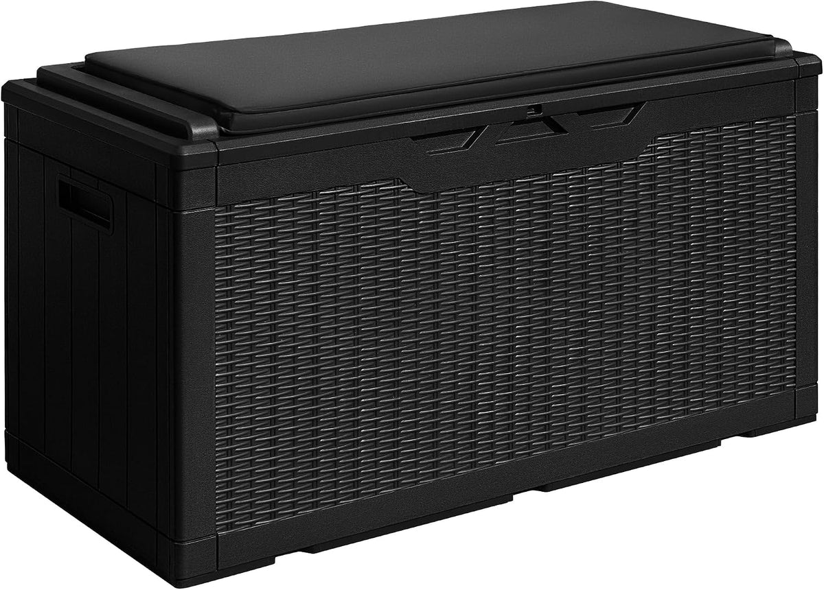devoko 100 gallon resin waterproof outdoor storage box, main product view