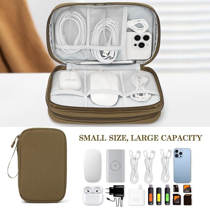 FYY Electronic Organizer, Large Travel Cable Organizer Bag Pouch Electronic - Image 6