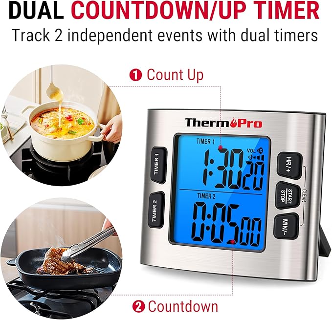 ThermoPro TM02 24 Hours Digital Timer - Image 3