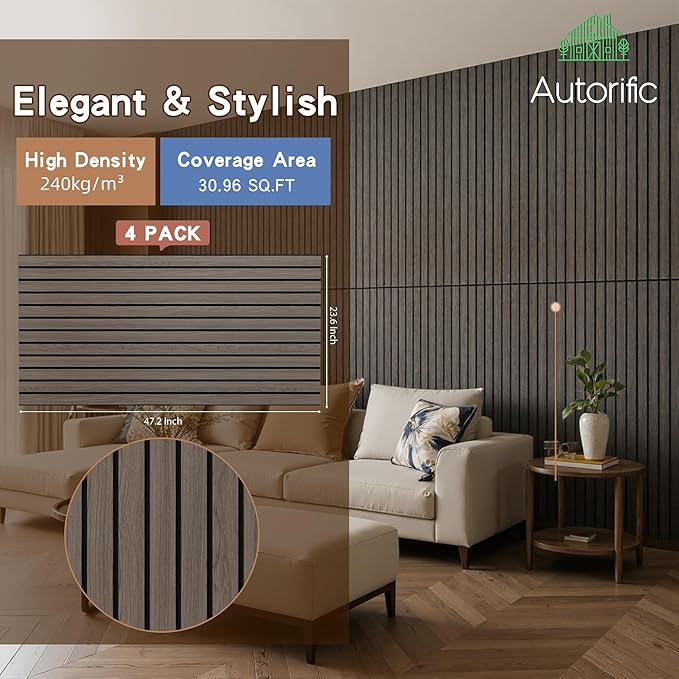 4 Pack Acoustic Panel, 47.2”x23.6” Acoustic Panels - Image 3