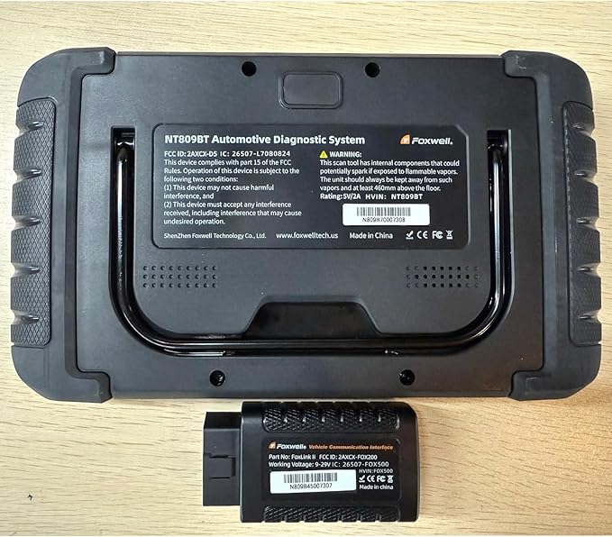 2026 FOXWELL Scanner NT809BT Wireless OBD2 Scanner Diagnostic Tool - Image 9