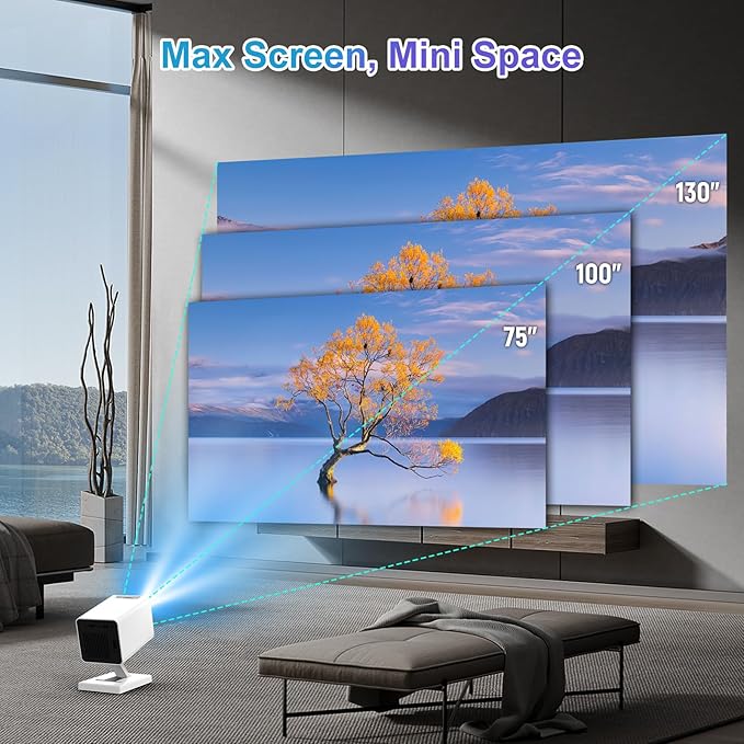 Mini Projector｜Portable Projector 1080P/4K Support｜Smart Projector - Image 5