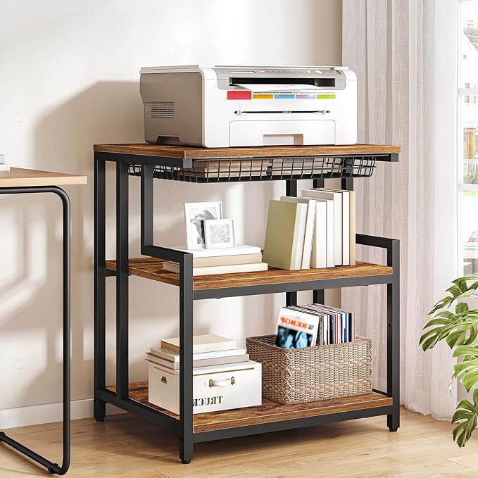 HOOBRO 23.6'' x 19.7'' Extra Large Printer Stand - Image 8