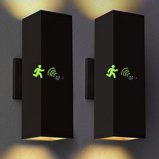 rosykite Motion Sensor Outdoor Wall Lights, Dusk to Dawn Exterior Wall Mount by RosykiteBuyNow