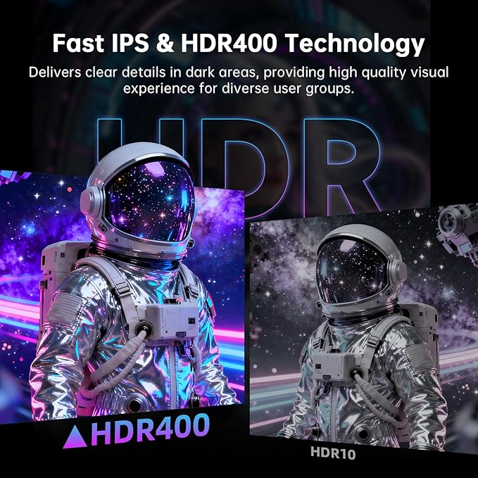 KTC 24.5 Inch 240Hz Gaming Monitor, FHD 1080p Fast IPS Computer Monitor - Image 3