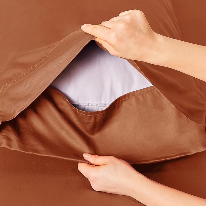 Bedsure Cooling Sheets Twin XL, Rayon Derived from Bamboo, Breathable & Soft - Image 5