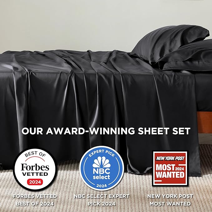 Bedsure California King Sheet Sets, Cooling Sheets - Image 2