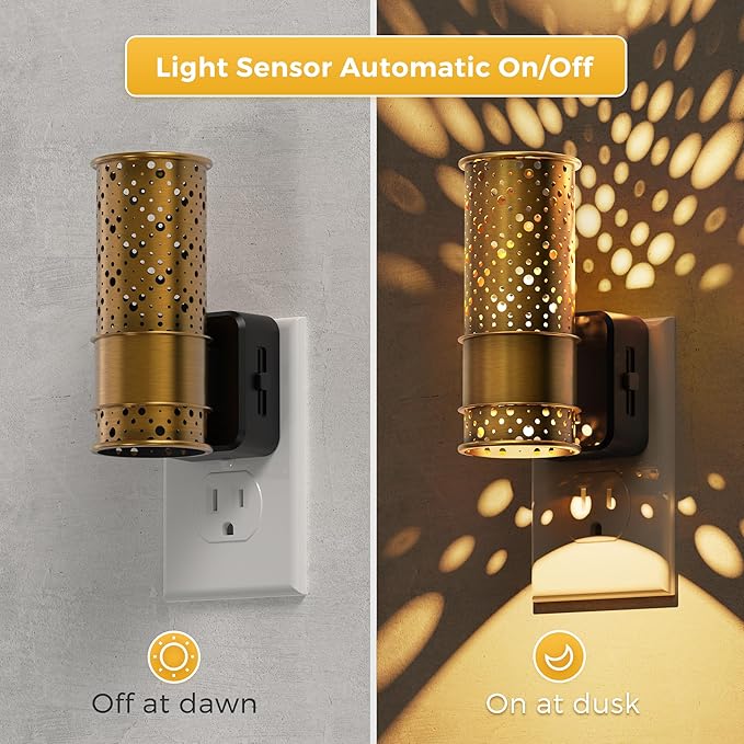 L LOHAS LED Night Light, Dimmable Night Lights Plug into Wall, Vintage - Image 2