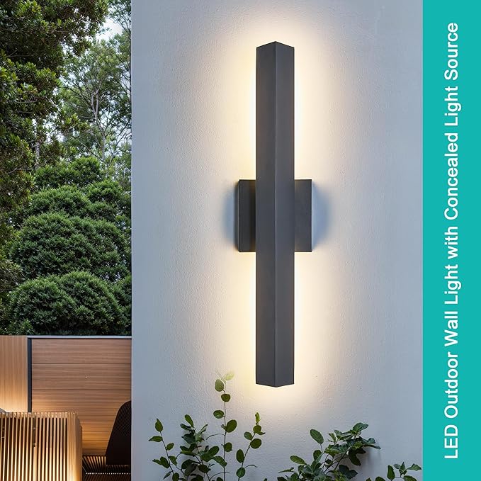 Tarentlight Modern Minimalist 20W LED Outdoor Wall Light, IP65 Waterproof - Image 4