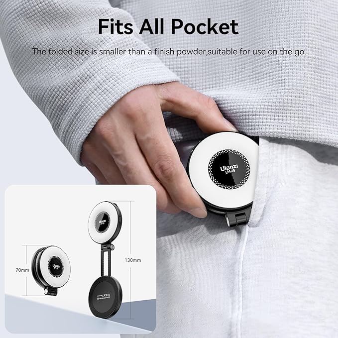 Fill Light for Magsafe LED Phone Light Attachment Selfie Ring Light Brightness - Image 6