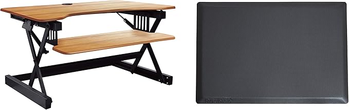 Rocelco 40" Large Height Adjustable Standing Desk Converter by Rocelco