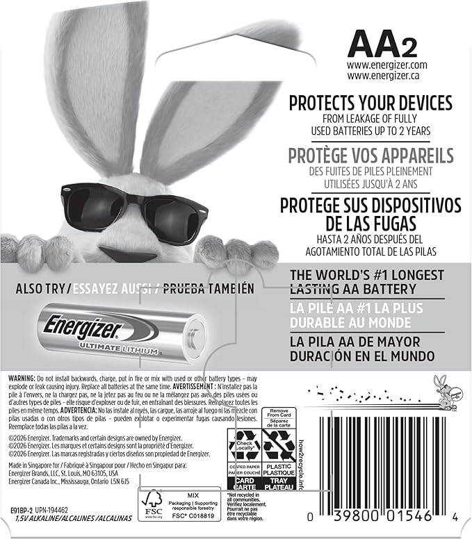 Energizer MAX Alkaline Double A Batteries, Long-Lasting AA Batteries, Suitable - Image 8