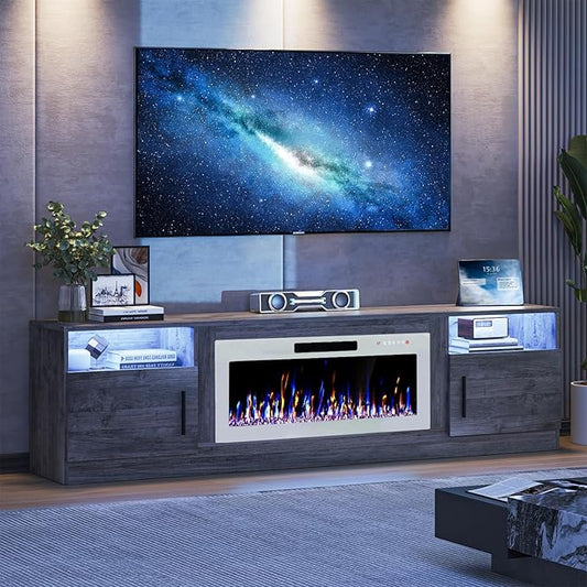 VITESSE TV Stand Fireplace by Vitesse