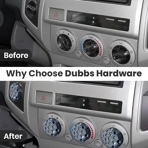 4 Pack - 2nd Gen Tacoma Accessories AC Knob Upgrade - 2005, 2015 Tacoma Climate - Image 6