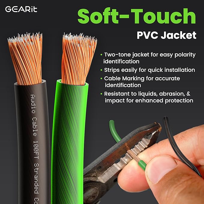 GEARit Pro Series 16AWG Speaker Wire, 16 Gauge Speaker Wire Cable Great Use - Image 5