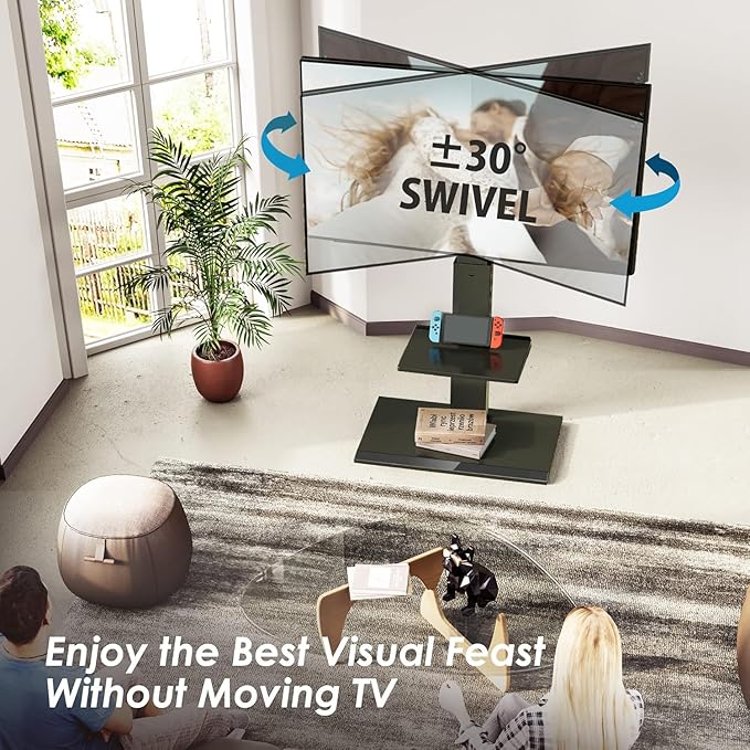 FITUEYES Floor TV Stand with Mount - Image 3