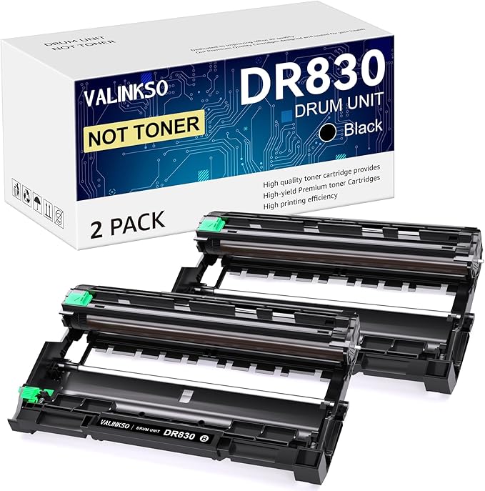 Valinkso DR830 Drum Unit 2 Pack Compatible by Valinkso