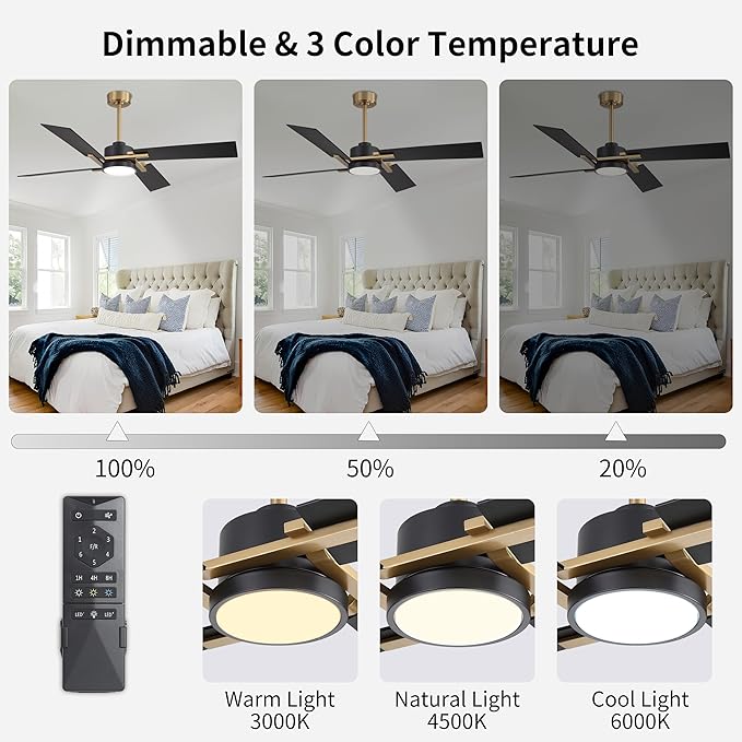 WINGBO 54 Inch Ceiling Fan - Image 5
