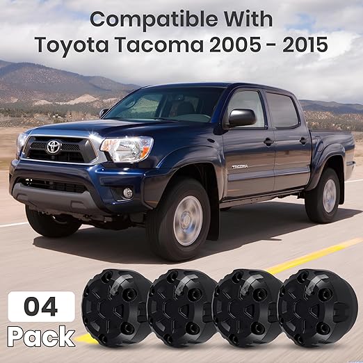 4 Pack - 2nd Gen Tacoma Accessories AC Knob Upgrade - 2005, 2015 Tacoma Climate - Image 4