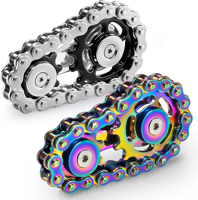 Valentines Day Gifts for Teens Boys Metal Fidget Spinner Toys for Adults by Chilvil