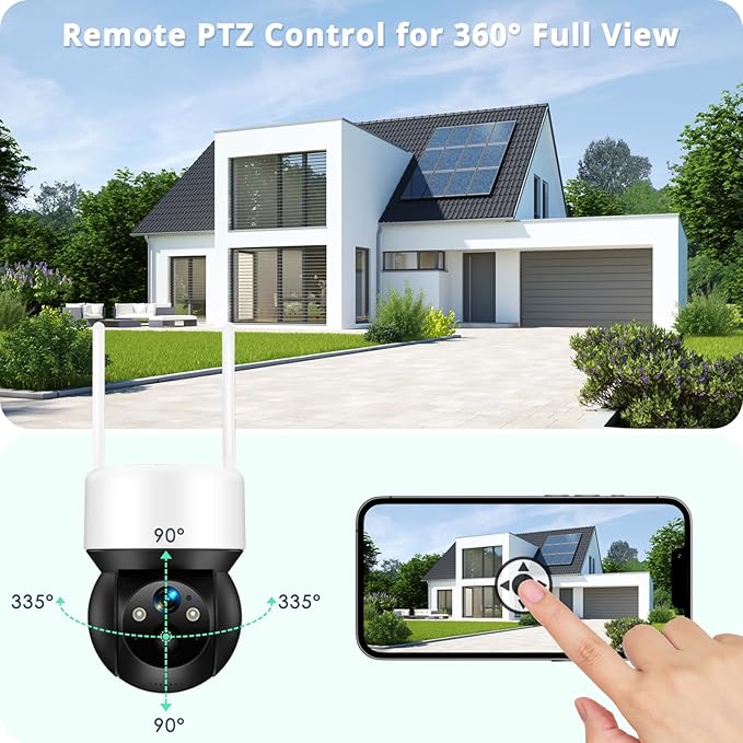 YOTON 4G LTE Solar Outdoor Security Camera Wireless, No WiFi Home Security - Image 4