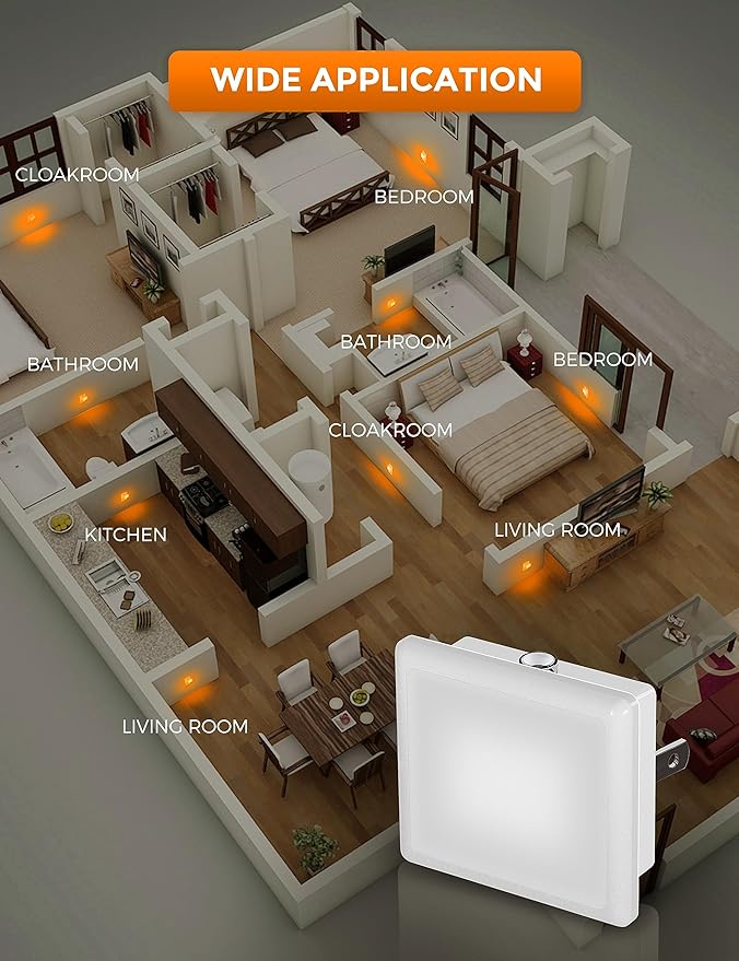L LOHAS LED Night Lights Plug into Wall, Plug in Night Light, Dusk to Dawn - Image 6