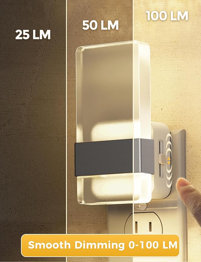 L LOHAS LED Night Light, Night Lights Plug Into Wall, Dusk-to-Dawn Sensor - Image 3