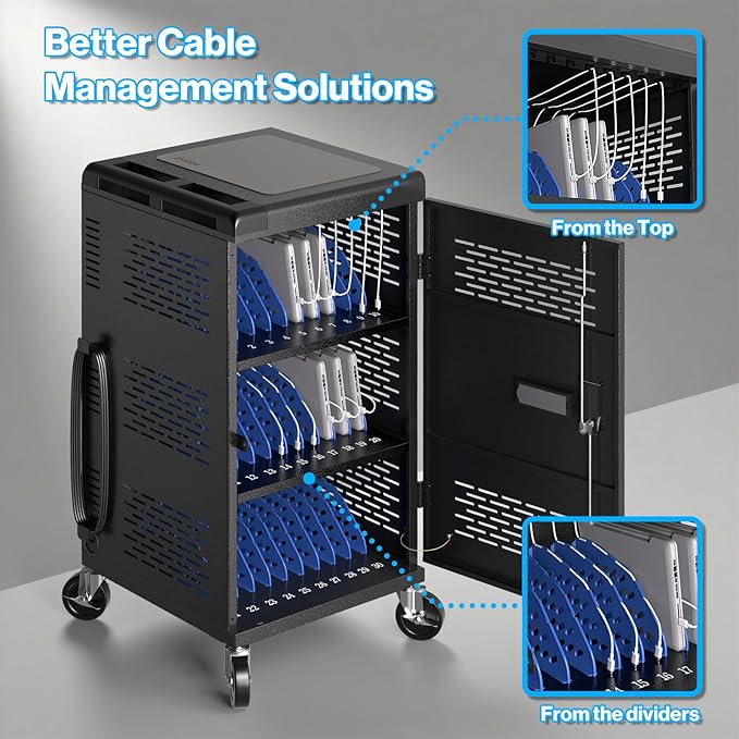 Fully Assembled 30 Unit Device Charging Station - Image 6