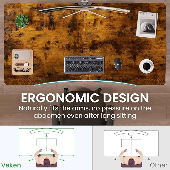 Veken 63 x 28 Inch Electric Standing Desk - Image 5